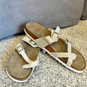 Madden Girl Rhinestone Sandals